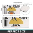 thumbnail image 7 of Orange Boho Geometric and Plant Pattern Kitchen Rugs Sets Of 2,Anti Fatigue Kitchen Mat Rugs Non Slip Washable,Decorative Kitchen Floor Mats for Kitchen,Sink,Laundry,17"x30"+17"x47", 7 of 7
