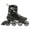 Black/Silver, variant on Rollerblade Zetrablade Adult Mens Beginner Fitness Inline Skates, Size 9, Black