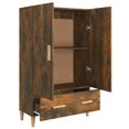 thumbnail image 2 of vidaXL Highboard Smoked Oak 70x31x115 cm Engineered Wood, 2 of 5