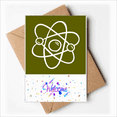 thumbnail image 1 of School Atoms Around Electronic Physics Welcome Back Greeting Cards Envelopes Blank, 1 of 3