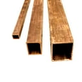 thumbnail image 2 of 2 pieces of square purple copper tube, M7x7mmx1mmx0.5m, 2 of 4