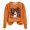 Orange-Halloween Shirts, variant on Inverlee Womens Halloween Sweatshirts Cute Pumpkin Ghost Graphic T-shirt Going Out Round Neck Sweatshirt Long Sleeve Tunic Pullover Tops Halloween Costumes