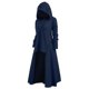 thumbnail image 5 of Borgoña XL Vestido de gran tamaño Con capucha Casual Suelta Estiramiento Chaqueta de color sólido ANGGREK  Otros, 5 of 7