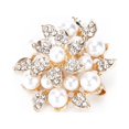 thumbnail image 4 of Broche Diamant, Broche Perle Perle Diamant Broche Cristal Ultra Responsive, 4 of 12