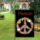 thumbnail image 2 of Bandera de jardín con diseño de pájaro, flores y amor, de 30 x 45 cm, de doble cara, ideal para celebrar el arcoíris, ideal para patio, césped, decoración exterior del hogar., 2 of 2