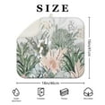 thumbnail image 4 of Microfibre Drying Mat for Kitchen Vintage Flowers Rustic (54) Dish Drying Drainer Mat Absorbent Drying Mat Washing Up for Glass, Plate & Cup 16inch X 18inch, 4 of 7