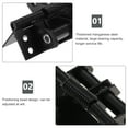 thumbnail image 5 of 4 Count Spring Hinge Door Blocker Apartment Security Barn Black, 5 of 8