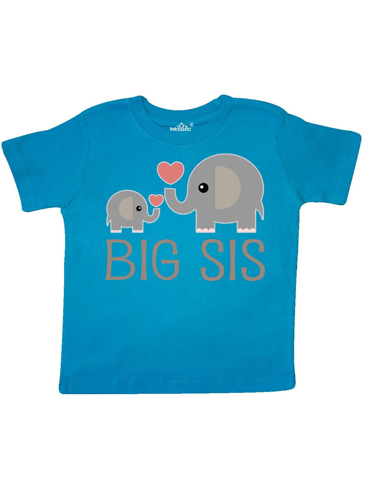 inktastic Elephant Big Sister Toddler T-Shirt