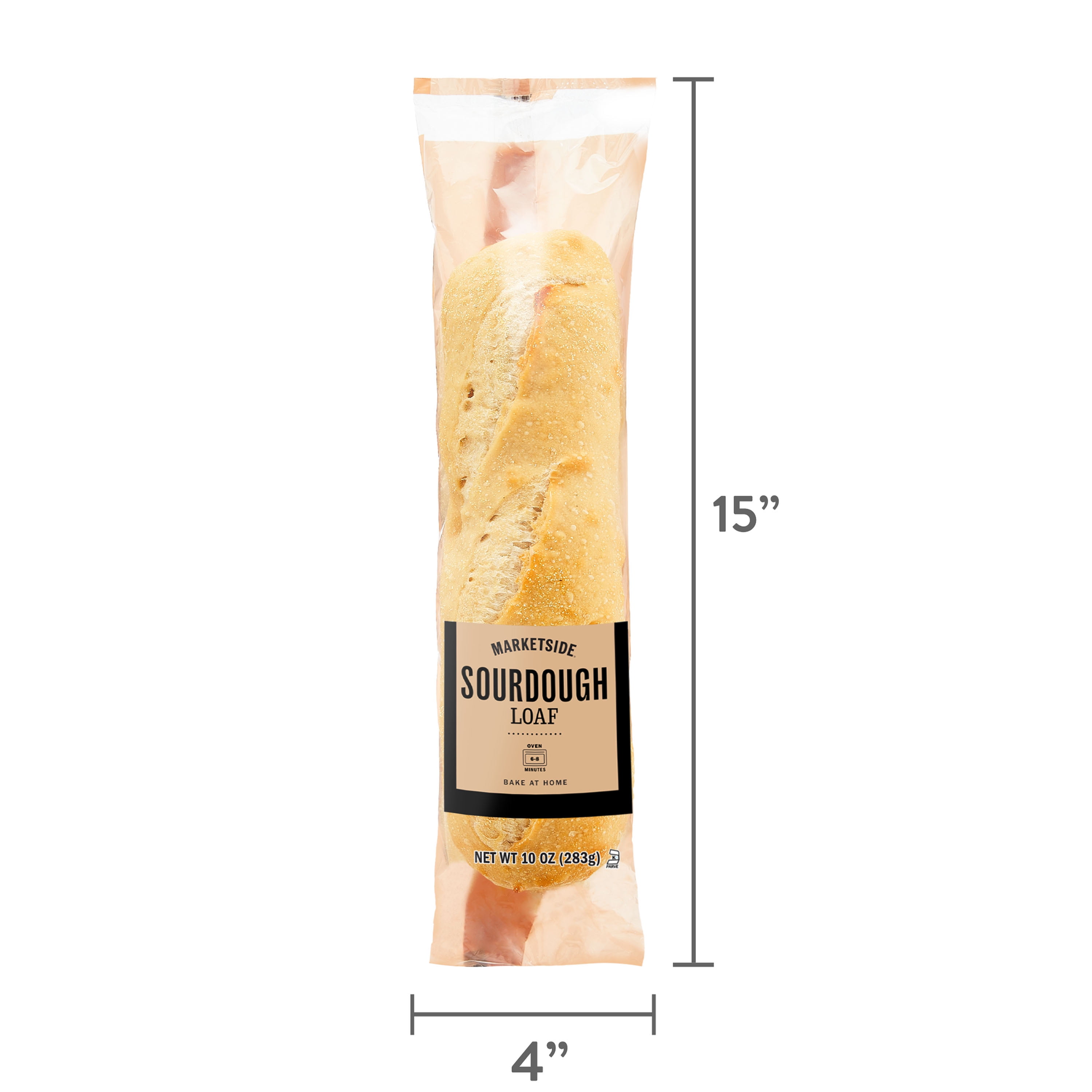 Marketside Sourdough, Bake at Home, 10 oz, 1 Loaf