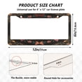 thumbnail image 7 of Aluminum License Plate Frame 2 Pack Car Exterior Accessory Car Tag Holder for Front Rear Plates Cars Decor Colorful Butterflies with Flowers, 7 of 7