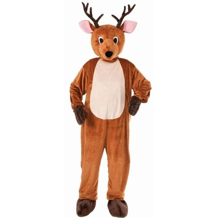 Rubies Holiday Reindeer Mascot Costume for Adults, Unisex One Size