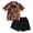 outfits C06-Brown, variant on Xudanell My First 4th of July Baby Boy Outfit Flag Lettered Short Sleeve Button Shirt Shorts Beach Clothes Blue 6-7 Years