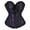 Purple, variant on Corset Renaissance Women Zipper Bustier Plus Size Red S