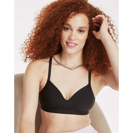 

Hanes SmoothTec Women s Wireless Bra ComfortFlex Fit Black Embellished 3XL