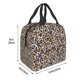 thumbnail image 3 of Disketp Leopard for Insulated Lunch Bag for Women and Men, Perfect for Work, Hiking, Picnic, 3 of 8