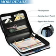 thumbnail image 4 of YAZAOO Zipper Binder trapper keeper Documents Organized Design Heartfelt Tree Of Love Printed, 4 of 8