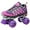 Pink/Purple, variant on Lenexa Sonic Cruiser 2.0 Unisex Roller Skates - Sneaker Style Quad Skates for Indoor/Outdoor Use | Comfortable Fit Sizes