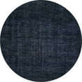 thumbnail image 1 of Ahgly Company Machine Washable Indoor Round Abstract Night Blue Area Rugs, 8' Round, 1 of 7