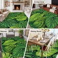 thumbnail image 5 of Tropical Palm Leaves Area Rugs 5'x8', Washable Small Throw Rugs for Classroom Bedroom, Summer Green Botanical Leaf Indoor Outdoor Rug Non-Slip Low Pile Carpet Runner Reversible Floor Mats, 5 of 8