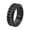 Black, variant on Men's Stainless Steel Fidget Anxiety Chain Rotating Band Ring Gold Size 11