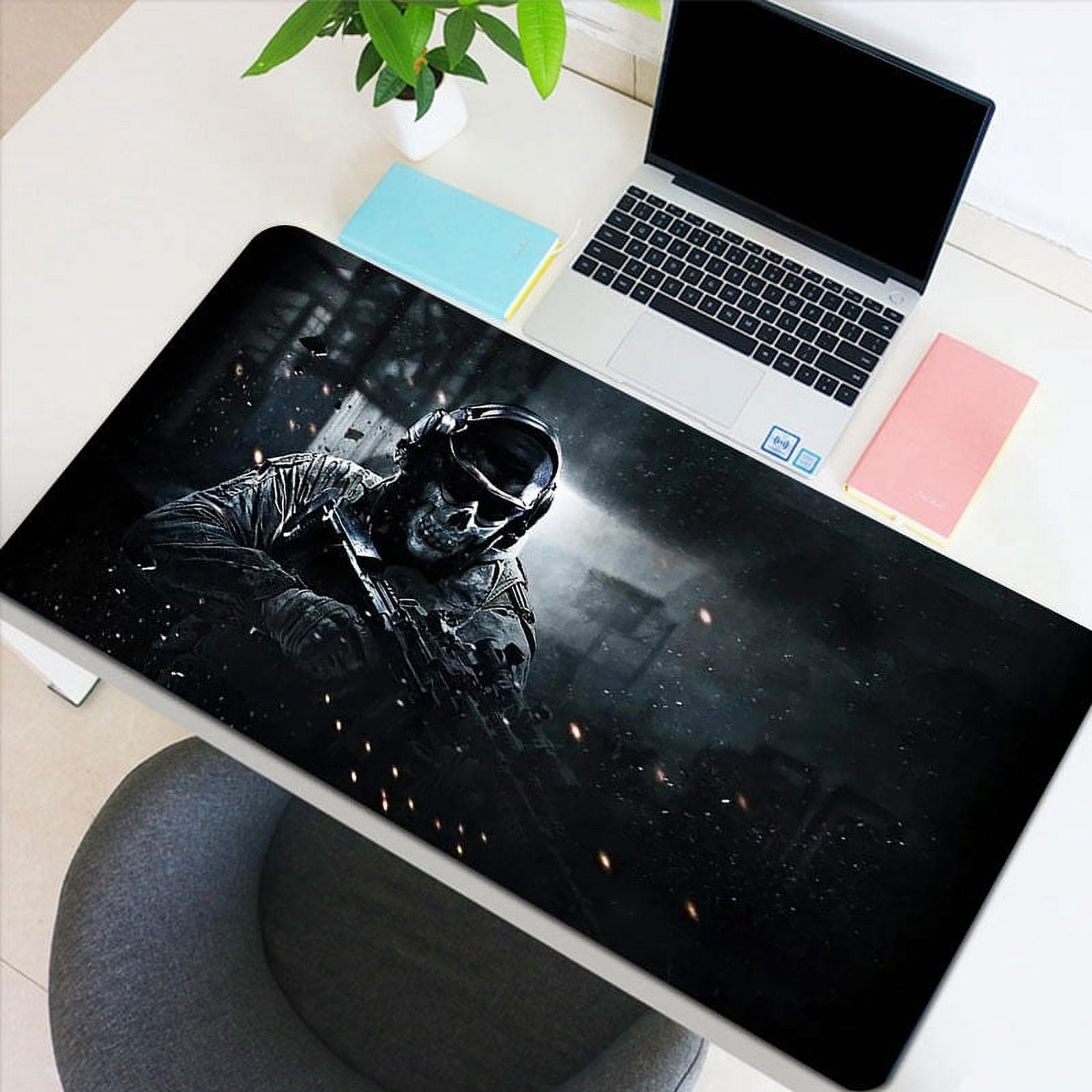 Anime Gaming Large Mouse Pad 89.92 X 39.88 Cm Black Desk Pad For Laptop Desk Mat,Stitched Edge Non-Slip Rubber Base Mousepad For Gamer,Office,Home,Christmas Halloween Thanksgiving Gift