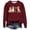 Wine, variant on Halloween Sweatshirts for Women Crew Neck Lightweight Halloween Shirts for Women Spooky Season Ghost Castle Cotton Sweater Sweater Fall Pullover Tops Halloweens Christmas Gifts