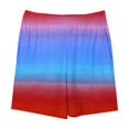thumbnail image 4 of Odeerbi 5-14 Years Teen Boys Girls Summer Shorts Hawaiian Gradient Quick Dry Swim Trunks Beach Board Shorts Elastic Waistband Casual Loose Shorts with Pocket, 4 of 5