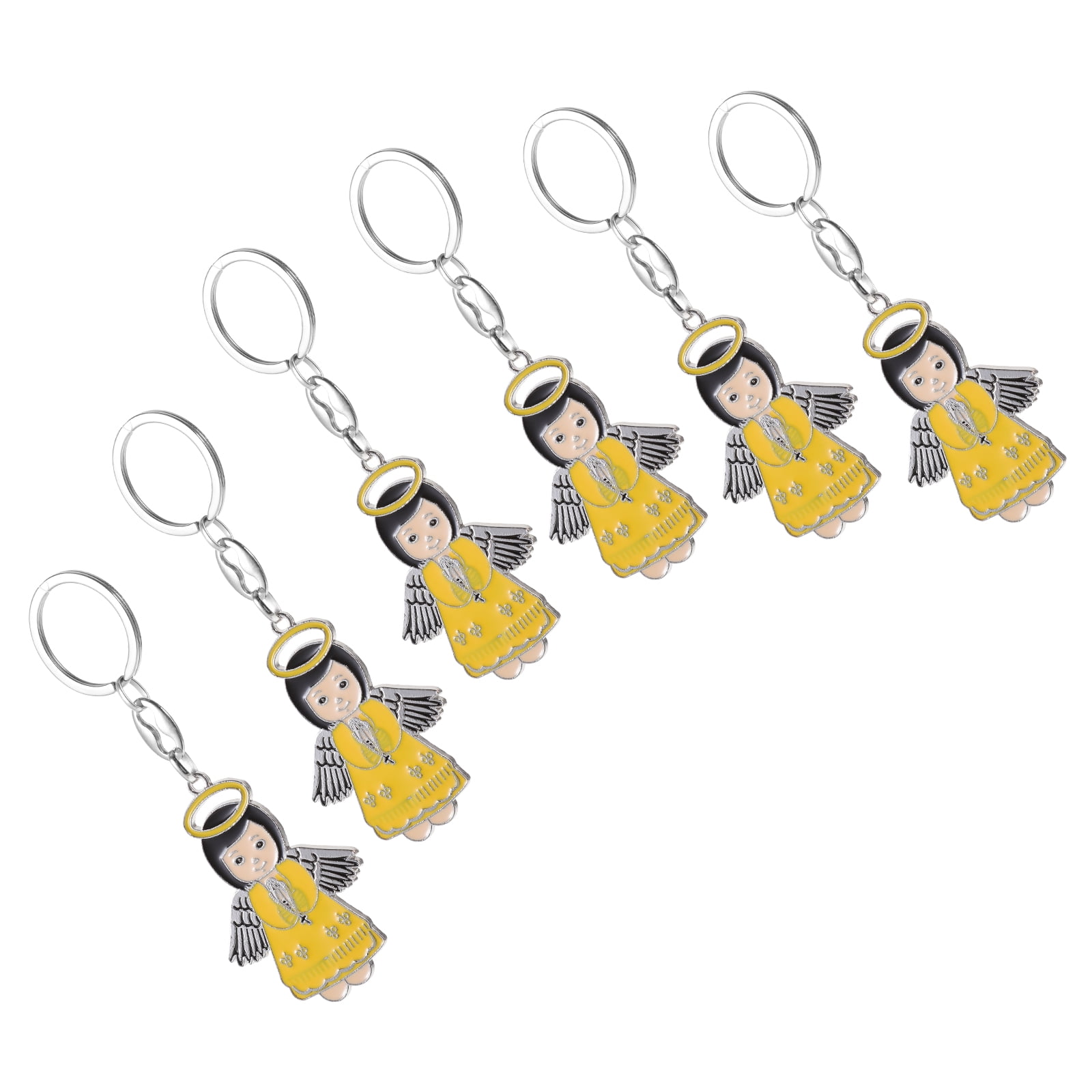 MLINS 5 Count Travel Accessories Erasers Angel Keychain Miss
