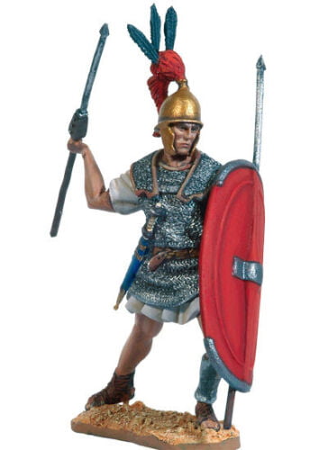 1/32 Roman Legionary Hastati Warrior Tin Metal Soldier 54mm figure NEW handmade 