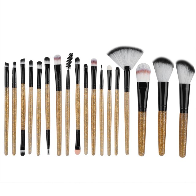 cepillos superiores profesionales de los cosméticos de la fibra del sistema de cepillo del maquillaje 18pcs