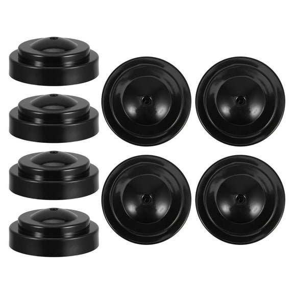 8Pcs Black Mini Flag Stand Plastic Holder for Small Desk Office Garden Table Stick Flags Pole