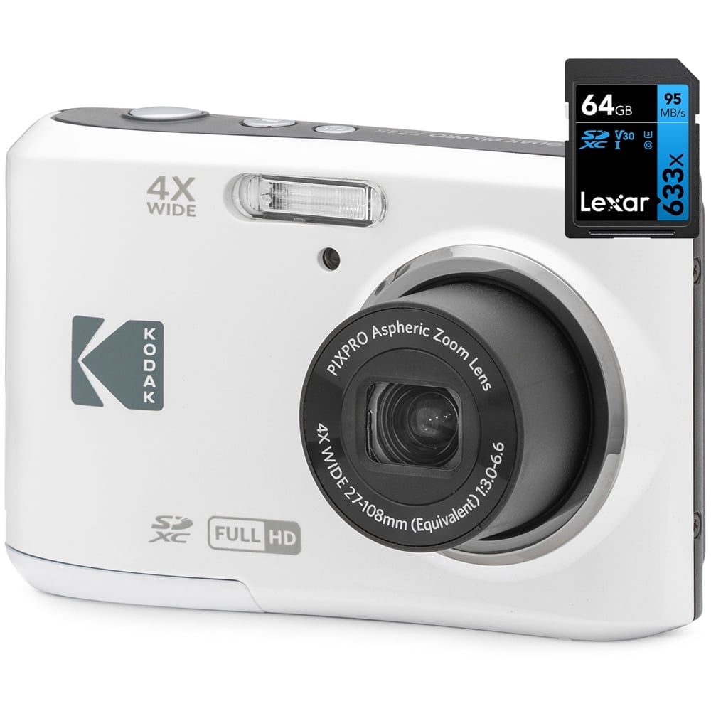 Kodak Pixpro Fz55 Black 16MP Digital Point Shoot Camera, 5X