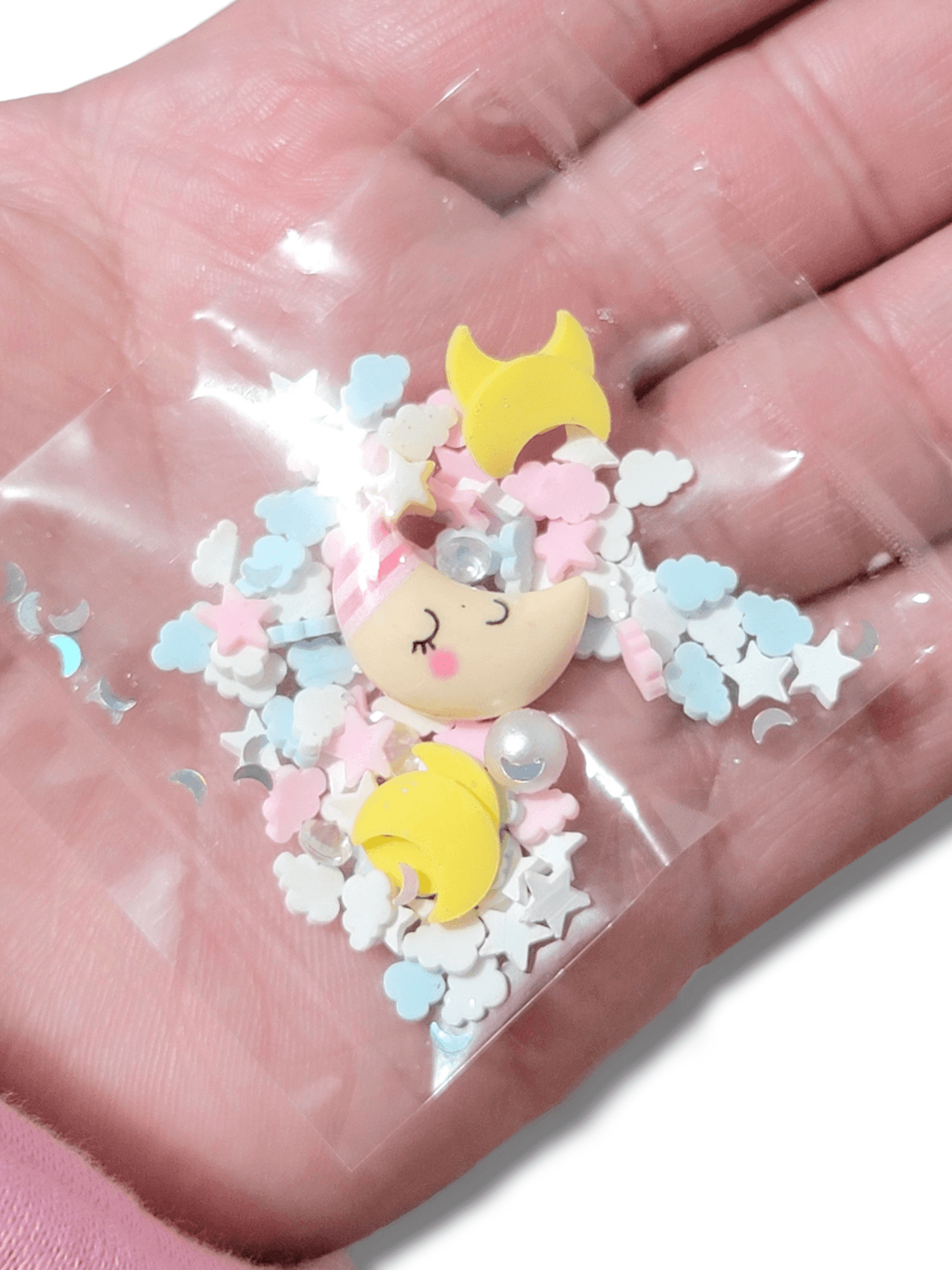 Beary Sleepy Cloud Slime Bundle with Plushie, Fresh Linen Scent, Stress Relief Sensory Toy 8oz Hoshimi Slimes