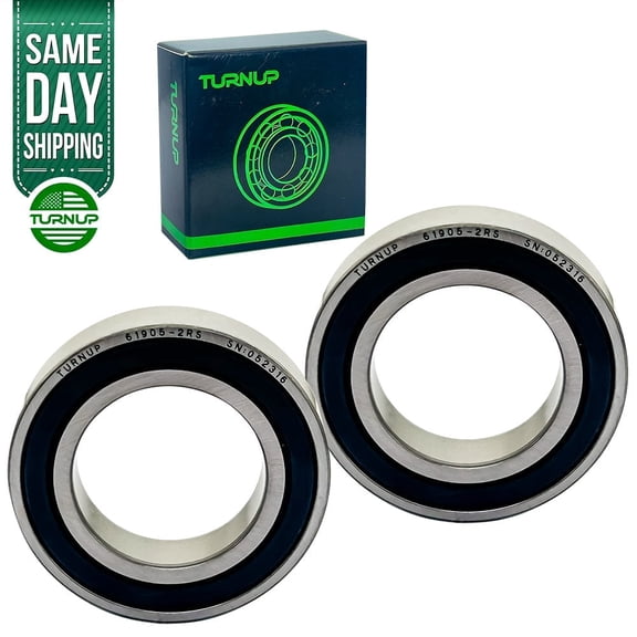 2Pcs TURNUP 6905-2RS / 61905-2RS Deep Groove Ball Bearing 25×42×9mm Double Rubber Sealed