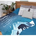 thumbnail image 3 of zuhoeo Dad Gifts Blanket, Birthday Gifts for Dad from Daughter Son 60"x50" Throw, Fathers Day dad Gift from Kids, Best Daddy Ever Gift Ideas, 3 of 4