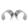 thumbnail image 2 of 2 pares de pendientes de acero inoxidable, joyería de moda, regalo para hombres, mujeres, niñas y niños., 2 of 7