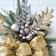 thumbnail image 3 of Corona de escalera de Navidad brillante artificial con decoración de luces de cadena dorado Ndcxsfigh Libre de BPA, 3 of 6
