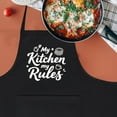 thumbnail image 5 of Funny Aprons for Women with 2 Pockets, Adjustable Kitchen Apron for Cooking, Baking Gifts for Birthday Christmas, 5 of 6