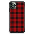 thumbnail image 1 of Plaid Christmas Checkered Phone White Case Slim Shockproof Rubber Custom Case Cover For iPhone 11 Pro, 1 of 5