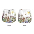 thumbnail image 4 of Disketp Herbs and Wildflowers Print Women's Shorts Workout Shorts for Athletic Gym Running Shorts with Phone Pockets Small, 4 of 8