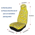 thumbnail image 4 of Sikiie Banana A Car Seat Protector 2 Pack Car Seat Cushion Mat, Car Seat Covers for SUV, Truck, Van, 4 of 7
