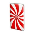 thumbnail image 1 of Peppermint Swirl Metal Rectangle Lapel Hat Pin Tie Tack Pinback, 1 of 3