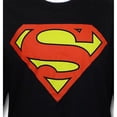 thumbnail image 2 of Superman Symbole Noir T-shirt à Manches Longues-3xlarge, 2 of 2