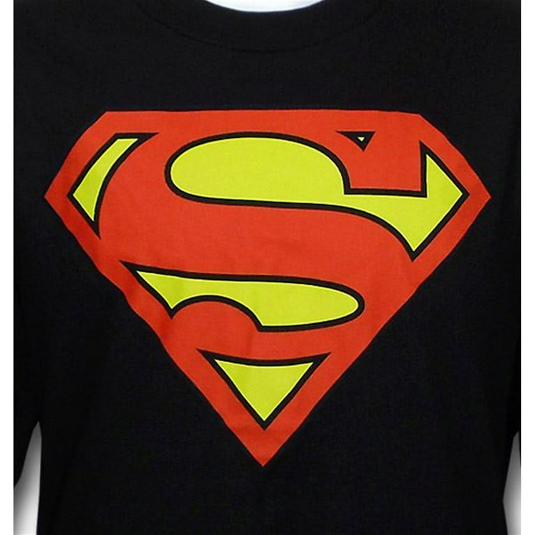 superman symbol black