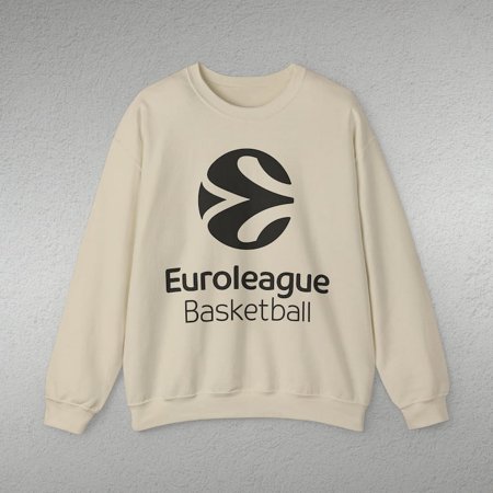 Euroleague Basketball Logo sweatshirt, Casual Basketball Tee, European Basketball Shirt.