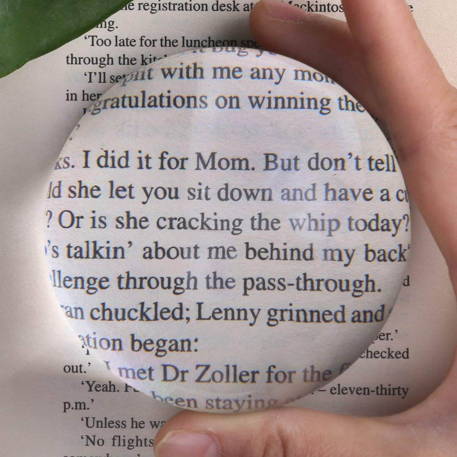 Magnifier, Concise Interesting Optical Magnifier, Beautiful Appearance The Best Gift For A Friend Manual Operation Experiment Suitable Family