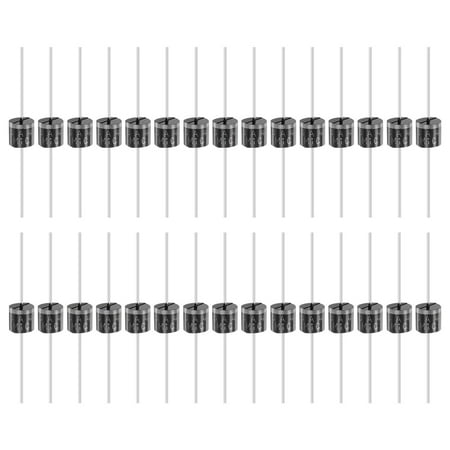 Uxcell 30 Pcs 6A4 Diode for Rectification Diode, 6A 400V R-6 Electronic Silicon Diodes for Charger Industrial Power Adapter Supply Inverter Switching Power Supply