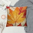 thumbnail image 2 of RUIYC  It's Fall Y'all Maple Leaf Cat Decorative Throw Pillow Cover  Autumn Hello Pumpkin Porch Patio Outdoor Pillowcase, Harvest Seasonal Orange Sofa Couch Cushion Case Home Decor, 2 of 5