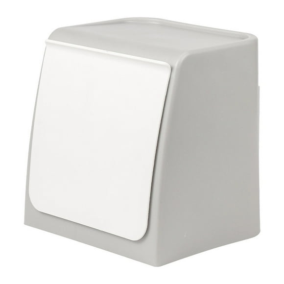 TIMIFIS Trash Can Hanging Trash Can for Kitchen Cabinet Door with Slide Lid Portable Hang Trash Bin Garbage Can for Bathroom(White) Christmas Gifts