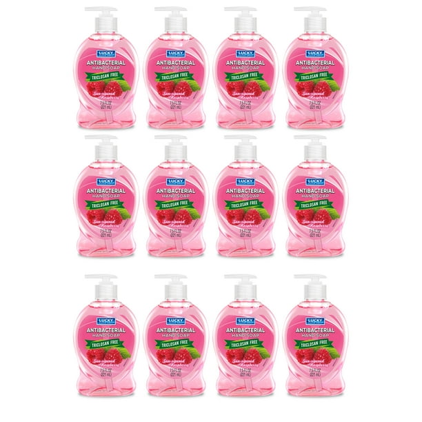 Lucky Super Soft Antibacterial Liquid Hand Soap. Kills Germs and Bad